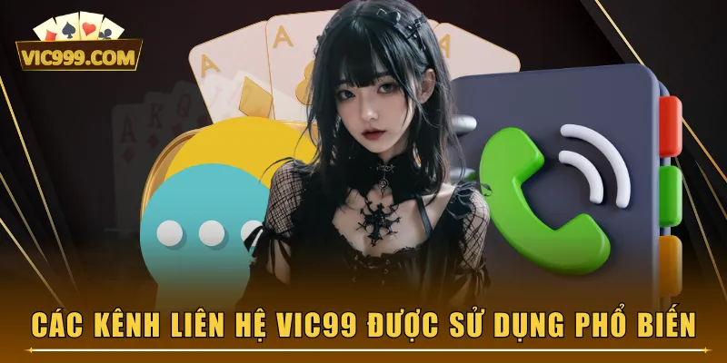 Các kênh liên hệ VIC99 được sử dụng phổ biến