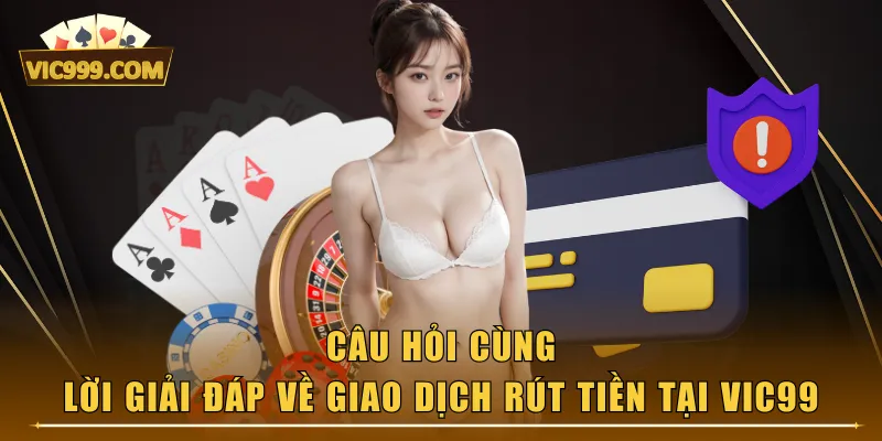 Câu hỏi cùng lời giải đáp về giao dịch rút tiền tại VIC99