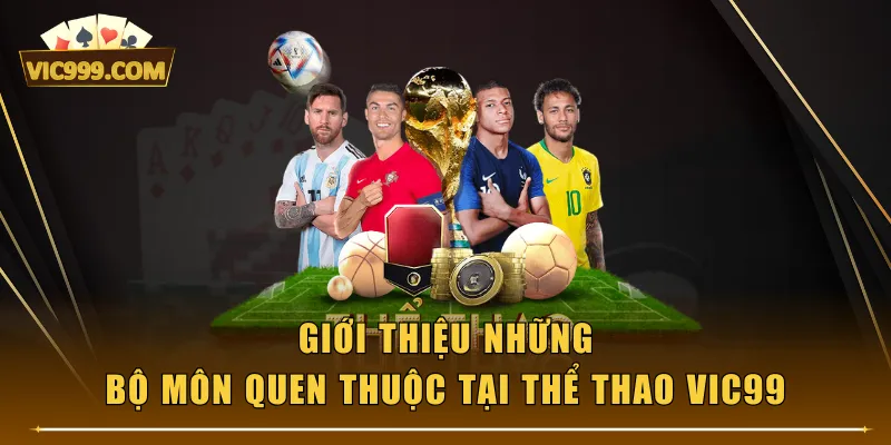 Giới thiệu những bộ môn quen thuộc tại Thể Thao VIC99