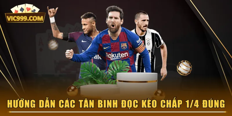 Hướng dẫn các tân binh đọc kèo chấp 1/4 đúng